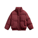 Collar PU Leather Cotton Coat for Men and Women Thick Warm Cotton Jacket Markonline