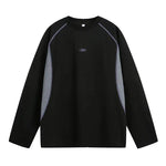 Embroidered loose long sleeved T-shirt for men Markonline