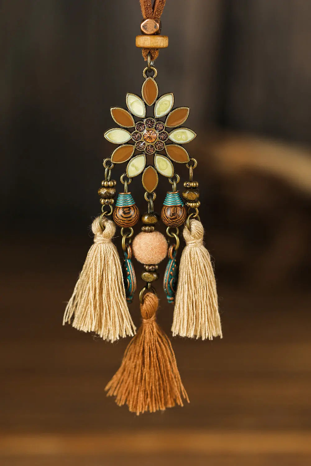 Multicolor 3pcs Bohemian Retro Tasseled Pendant Necklace Dear-Lover Dropshipping