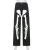 Skeleton Bone Graffiti Jeans for Men eprolo