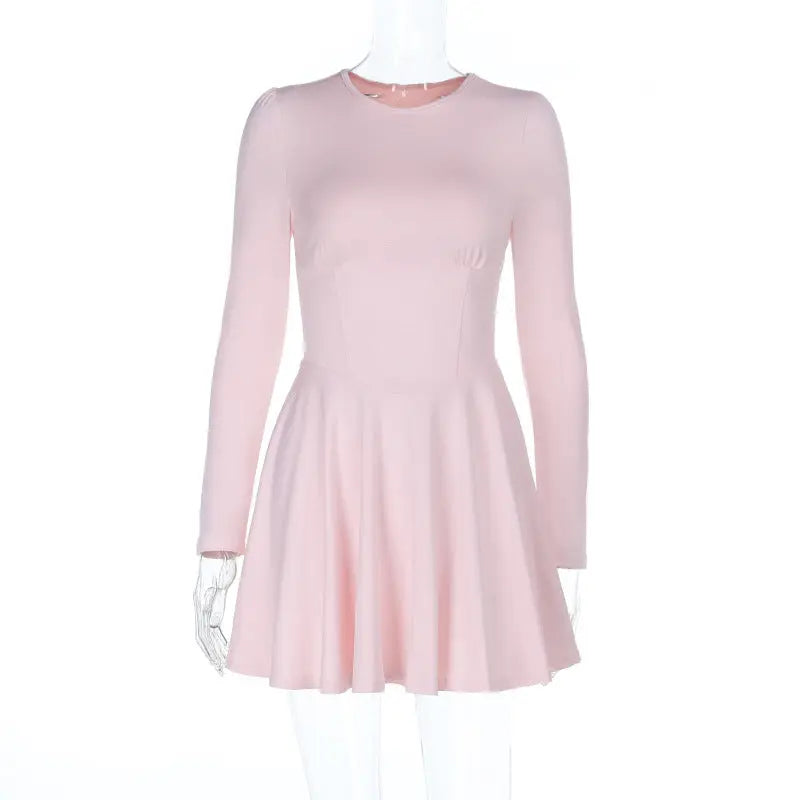 Long-Sleeve Short Skirt Women eprolo
