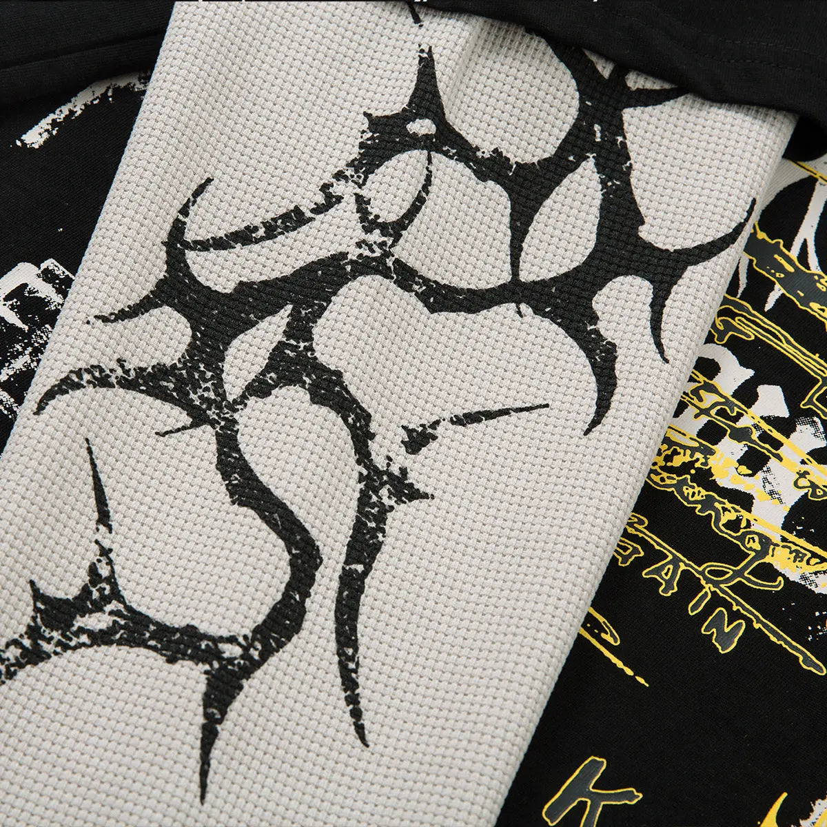 Fake two punk T-shirts with long sleeves Markonline