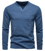 V-neck long sleeved T-shirt for men Markonline