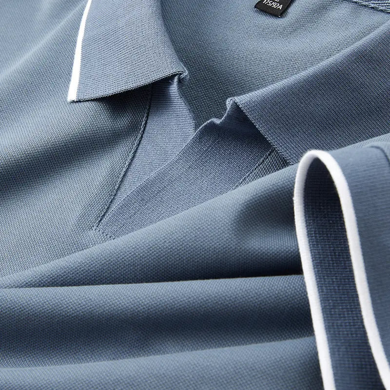 Men's Short Sleeve Polo Shirt Business Casual Top Markonline