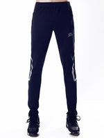 Luminous Icon Stripe Zipper Pocket Activewear Pants Markonline