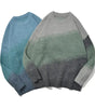 Gradient color loose knit sweater for men and women Markonline