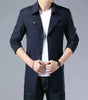 Thoshine Brand Spring Autumn Men Trench Coats Superior Quality Buttons Male Fashion Outerwear Jackets Windbreaker Plus Size 3XL Markonline