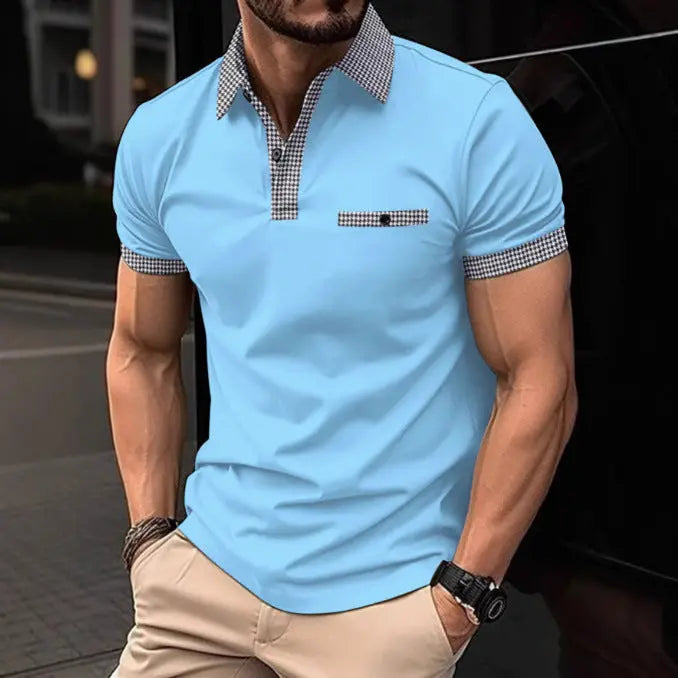 POLO men's checkered sports polo shirt Markonline