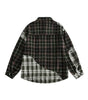 Splicing plaid shirt for men eprolo