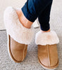 Camel Plush Suede Winter Home Slippers Dear-Lover Dropshipping