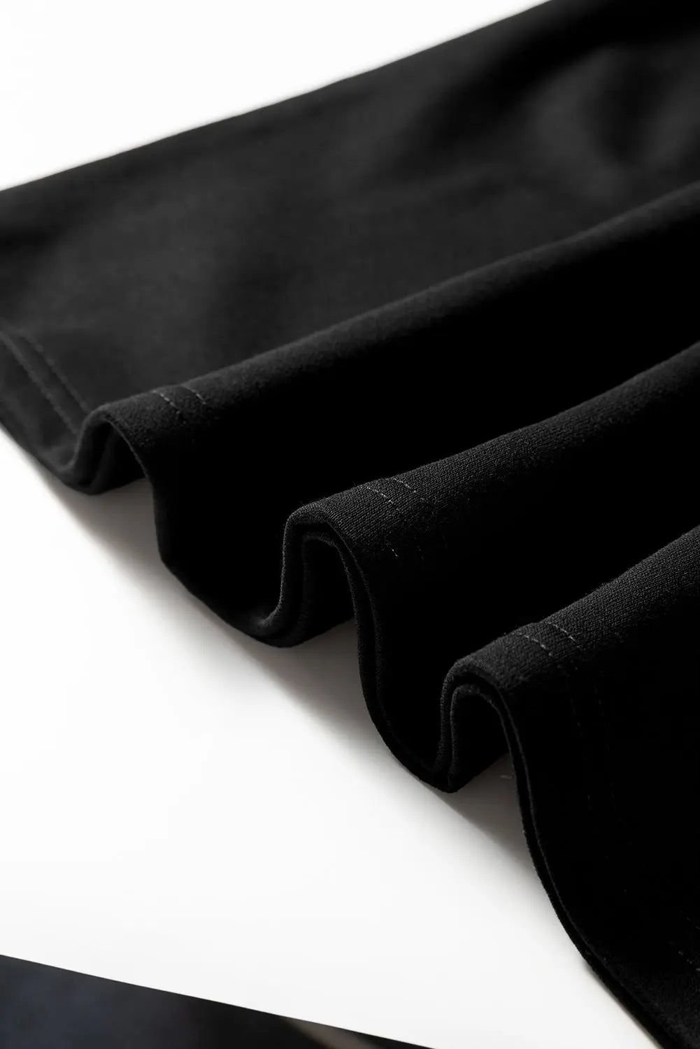 Black Varsity Contrast Banded Sleeve Shift Sweatshirt Dress Markonline