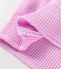 Pink Raw Edge Ribbed Detail Drop Shoulder Sweater Dear-Lover Dropshipping