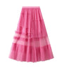 Cake skirt design irregular half skirt dreamy mesh skirt for women eprolo