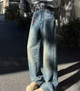 Vintage washed denim jeans for men in autumn Markonline