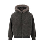 Wool collar cotton coat lamb wool jacket eprolo