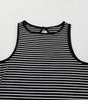 Black Striped Print Ribbed Knit Sleeveless Top Dear-Lover Dropshipping