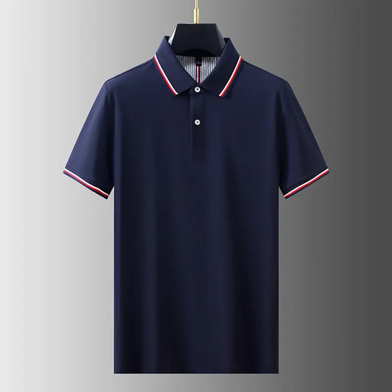 Men's Short Sleeve Polo Shirt with Turn-Down Collar Markonline