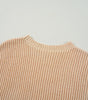 Apricot Cable Knit Drop Shoulder Side Slits Loose Sweater Dear-Lover Dropshipping
