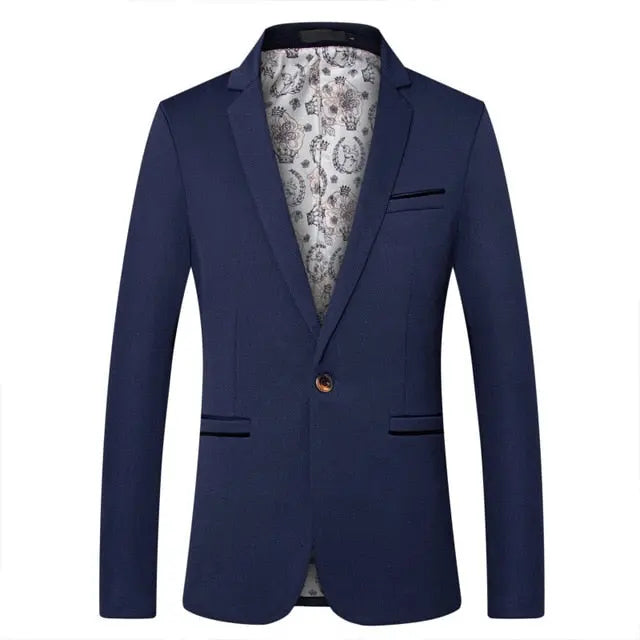 British's Style Casual Slim Fit Suit Jacket Male Blazers Men Coat Terno Masculino Plus Size 5XL Markonline