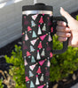 Black Cartoon Christmas Tree Printed Thermos Cup 40oz Dear-Lover Dropshipping