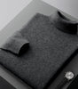 Men's high collar pullover sweater for autumn and winter, loose knit base sweater for men Markonline
