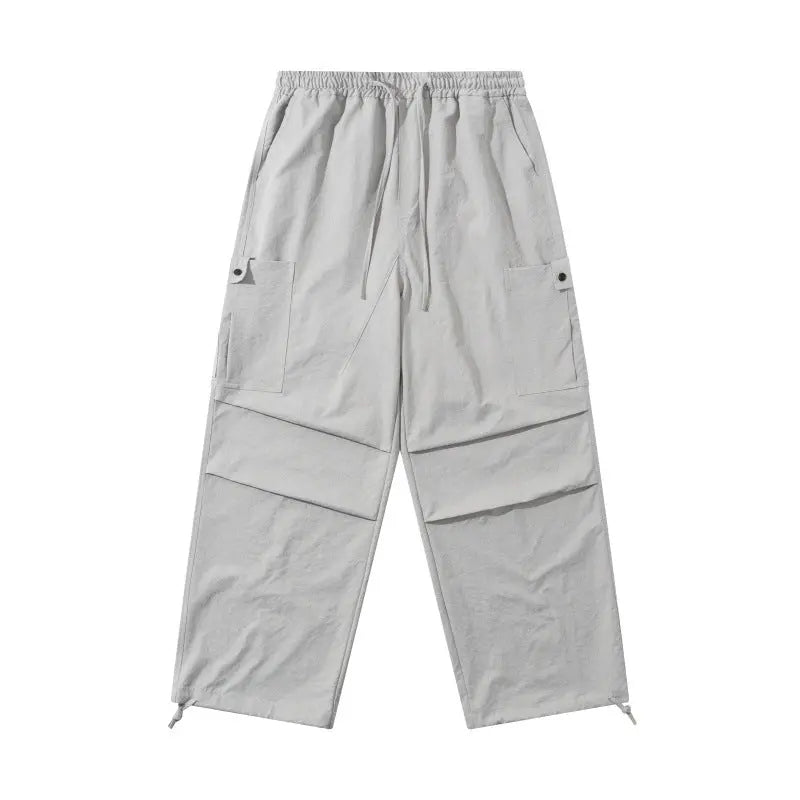 Multi-Pocket Cargo Pants Men  Loose Cuffed Paratrooper Pants Markonline