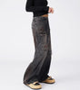 High street dirty dyed washed denim jeans for men Markonline