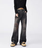 High street dirty dyed washed denim jeans for men Markonline