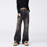 High street dirty dyed washed denim jeans for men Markonline