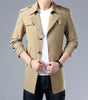Thoshine Brand Spring Autumn Men Trench Coats Superior Quality Buttons Male Fashion Outerwear Jackets Windbreaker Plus Size 3XL Markonline