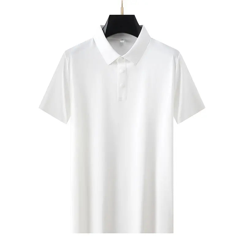 Men's Elastic Short Sleeve  with Snap Buttons