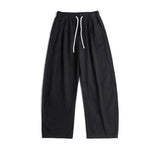 Loose and minimalist cotton and linen casual pants for men straight leg pants Markonline