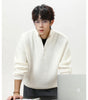 Half zip stand up collar sweater for men Markonline