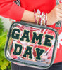 Blackish Green GAME DAY Chenille Embroidered Clear PVC Shoulder Bag Dear-Lover Dropshipping