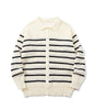 American Style Colorful Striped Long Sleeve Knit Sweater for Men, Casual Couple Cardigan Sweater, Versatile Jacket Markonline