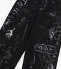 Graffiti washed denim jeans for men and women Markonline