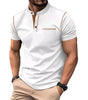 POLO shirt stand collar pocket men's sports polo shirt Markonline