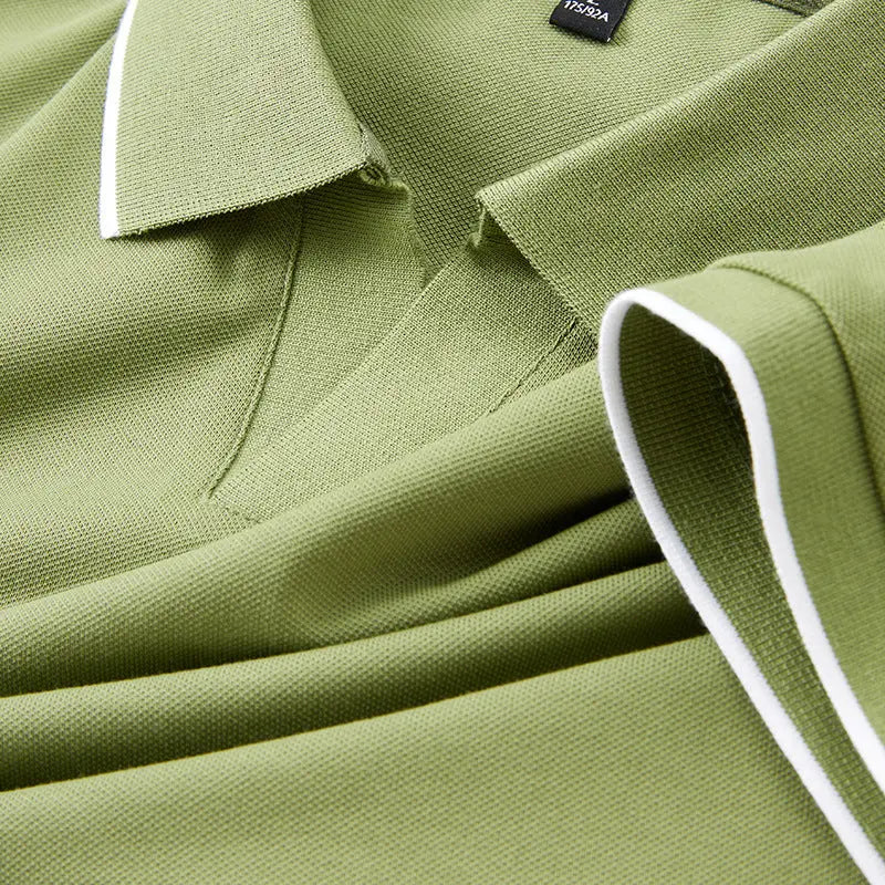 Men's Short Sleeve Polo Shirt Business Casual Top Markonline