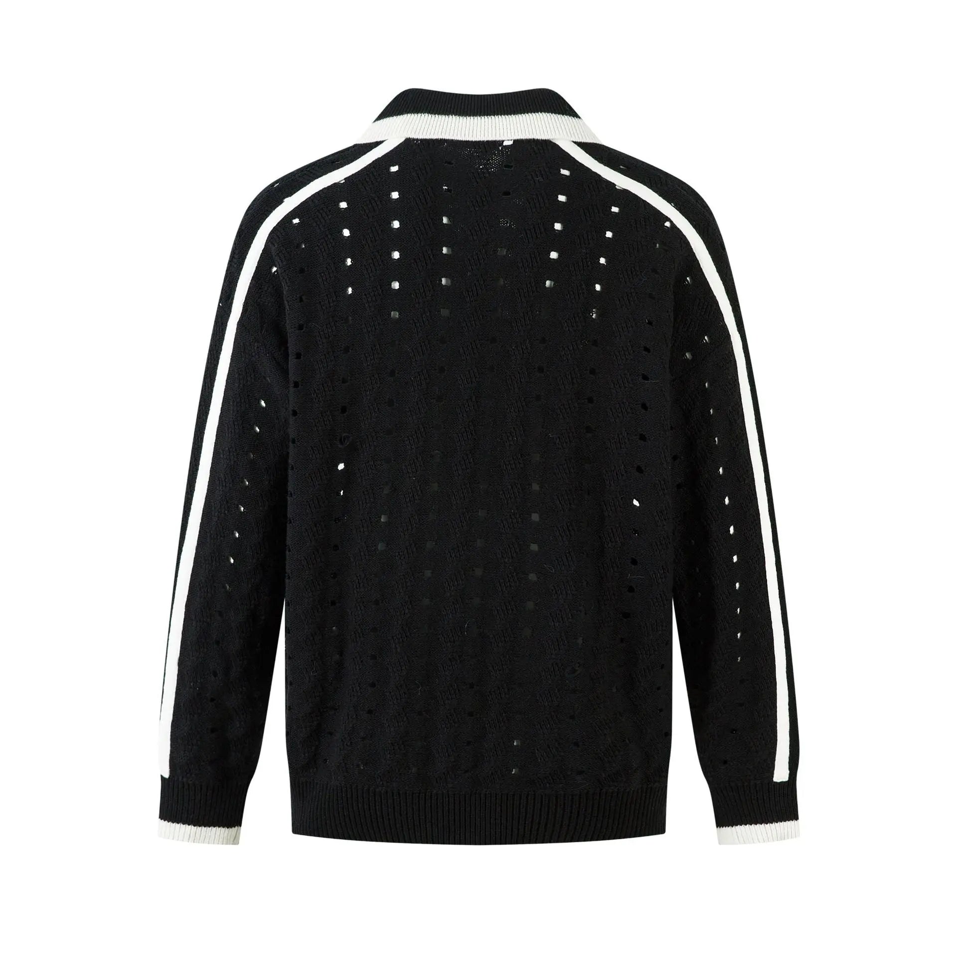 Collar sweater with striped base Markonline