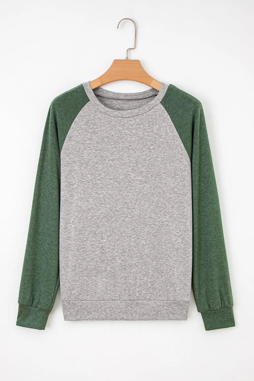 Evergreen Colorblock Raglan Long Sleeve T Shirt Markonline