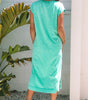 Clearly Aqua Mineral Wash Pocketed T-shirt Long Dress Markonline