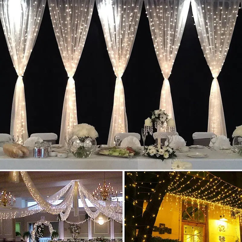 Christmas LED Curtain Lights Markonline