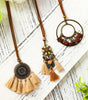 Multicolor 3pcs Bohemian Retro Tasseled Pendant Necklace Dear-Lover Dropshipping