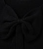 Black Bow Backless Bubble Sleeve Sweater Dear-Lover Dropshipping