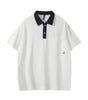 Pocket decoration contrasting collar polo shirt men's short sleeved shirt Markonline