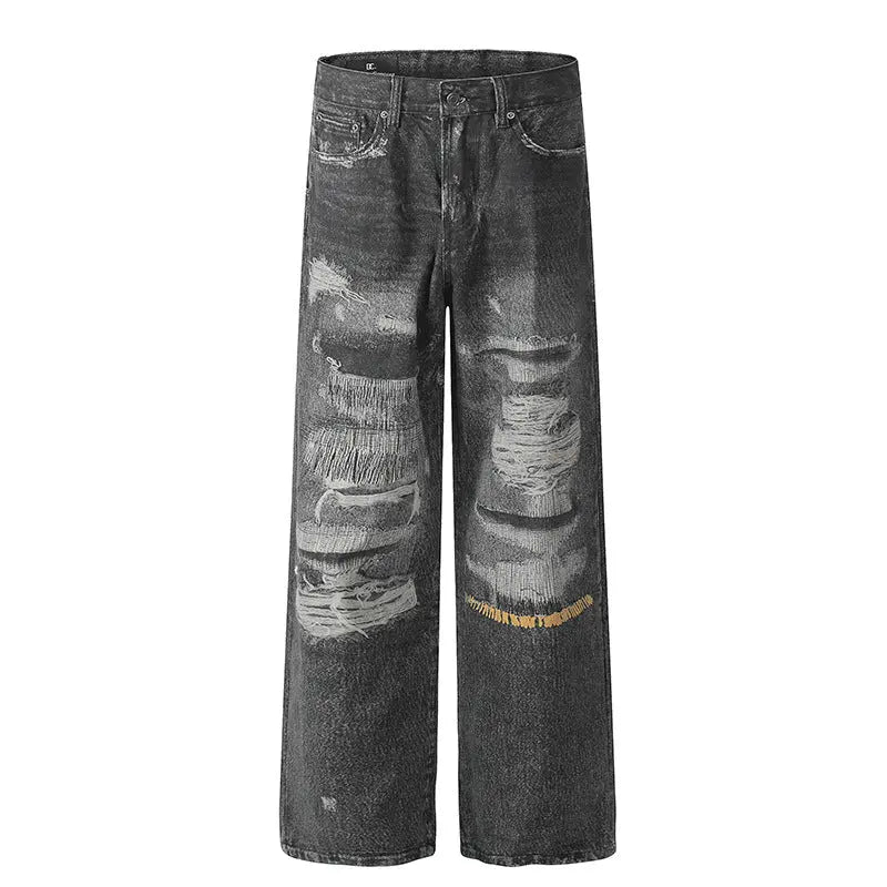 Washed denim jeans for men and women Markonline