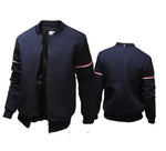 Men Solid Color Jacket Long Sleeve Slim Fit Sport Outdoor Tops Coat Markonline