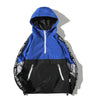 Hooded Jackets Men Block Pullover Jacket Fashion Tracksuit Coat Men Hip Hop Streetwear Jacket Men Markonline