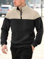 Zipper long sleeved polo shirt for men Markonline