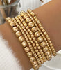 Gold 7pcs/Set Minimalist Plated Beaded Luxury Bracelet Set Dear-Lover Dropshipping